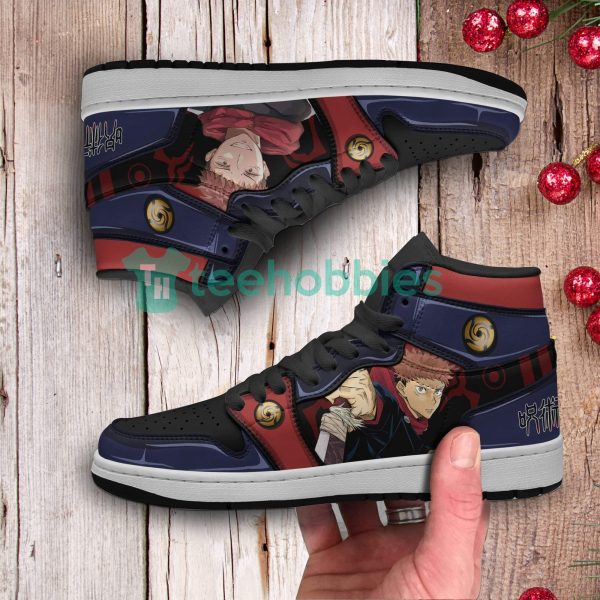 yuji itadori custom jujutsu kaisen anime air jordan hightop shoes 4 k3TB5 600x600px Yuji Itadori Custom Jujutsu Kaisen Anime Air Jordan Hightop Shoes