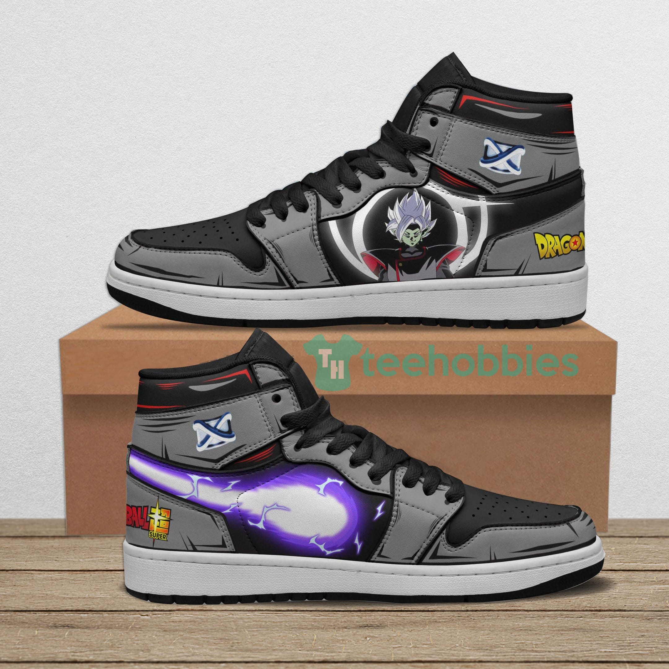 Zamasu Fusionado Custom Dragon Ball Anime Air Jordan Hightop Shoes