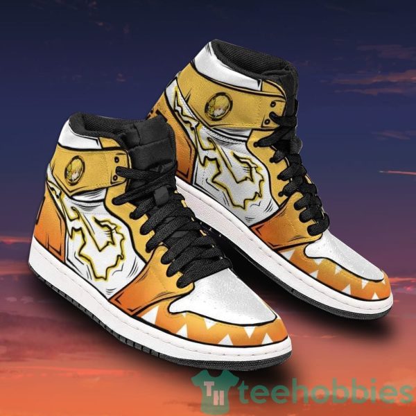 zenitsu fans costum anime air jordan hightop shoes 2 t0hI3 600x600px Zenitsu Fans Costum Anime Air Jordan Hightop Shoes