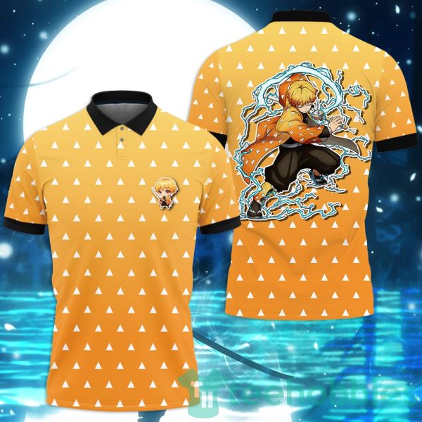 zenitsu kimetsu custom anime polo shirt for men and women 1 vyLON 600x600px Zenitsu Kimetsu Custom Anime Polo Shirt For Men And Women