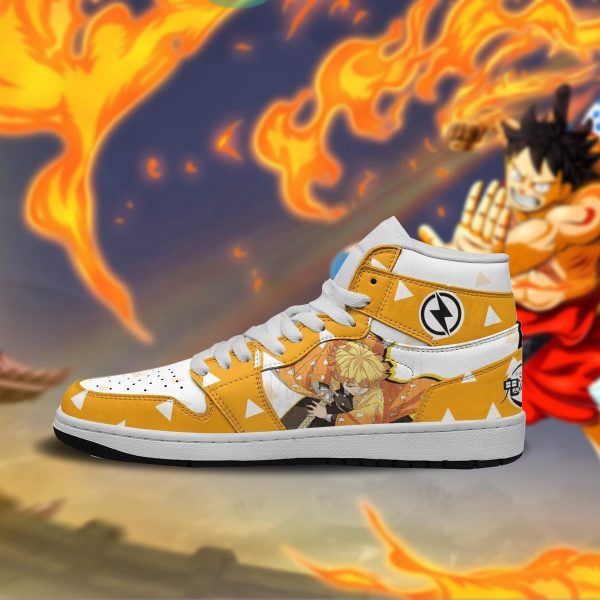 zenitsu lover demon slayers air jordan hightop shoes 3 jJ9f8 600x600px Zenitsu Lover Demon Slayers Air Jordan Hightop Shoes