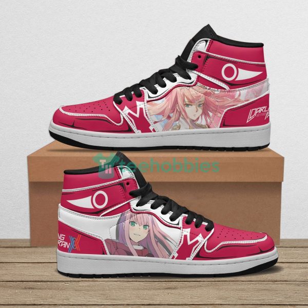 zero two custom darling in the franxx anime air jordan hightop shoes 1 8Q40m 600x600px Zero Two Custom Darling in the Franxx Anime Air Jordan Hightop Shoes