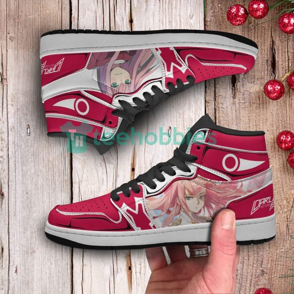 zero two custom darling in the franxx anime air jordan hightop shoes 2 1xtCS 600x600px Zero Two Custom Darling in the Franxx Anime Air Jordan Hightop Shoes