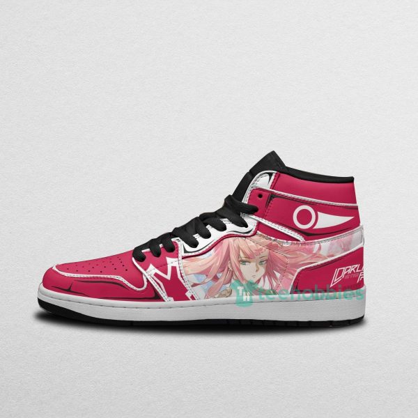 zero two custom darling in the franxx anime air jordan hightop shoes 3 bI4Vm 600x600px Zero Two Custom Darling in the Franxx Anime Air Jordan Hightop Shoes
