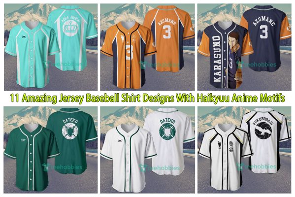 11 Amazing Jersey Baseball Shirt Designs With Haikyuu Anime Motifs