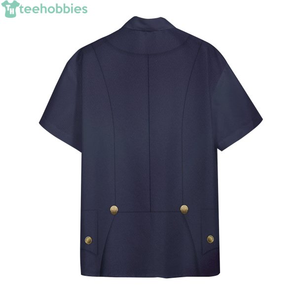 3D Midshipman 1806 Napoleonic Wars British Navy Custom Short Sleeve Shirtproduct photo 2
