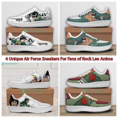 4 Unique Air Force Sneakers For Fans of Rock Lee Anime