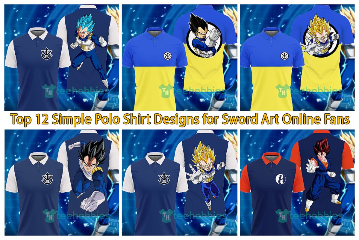 Top 12 Simple Polo Shirt Designs for Sword Art Online Fans
