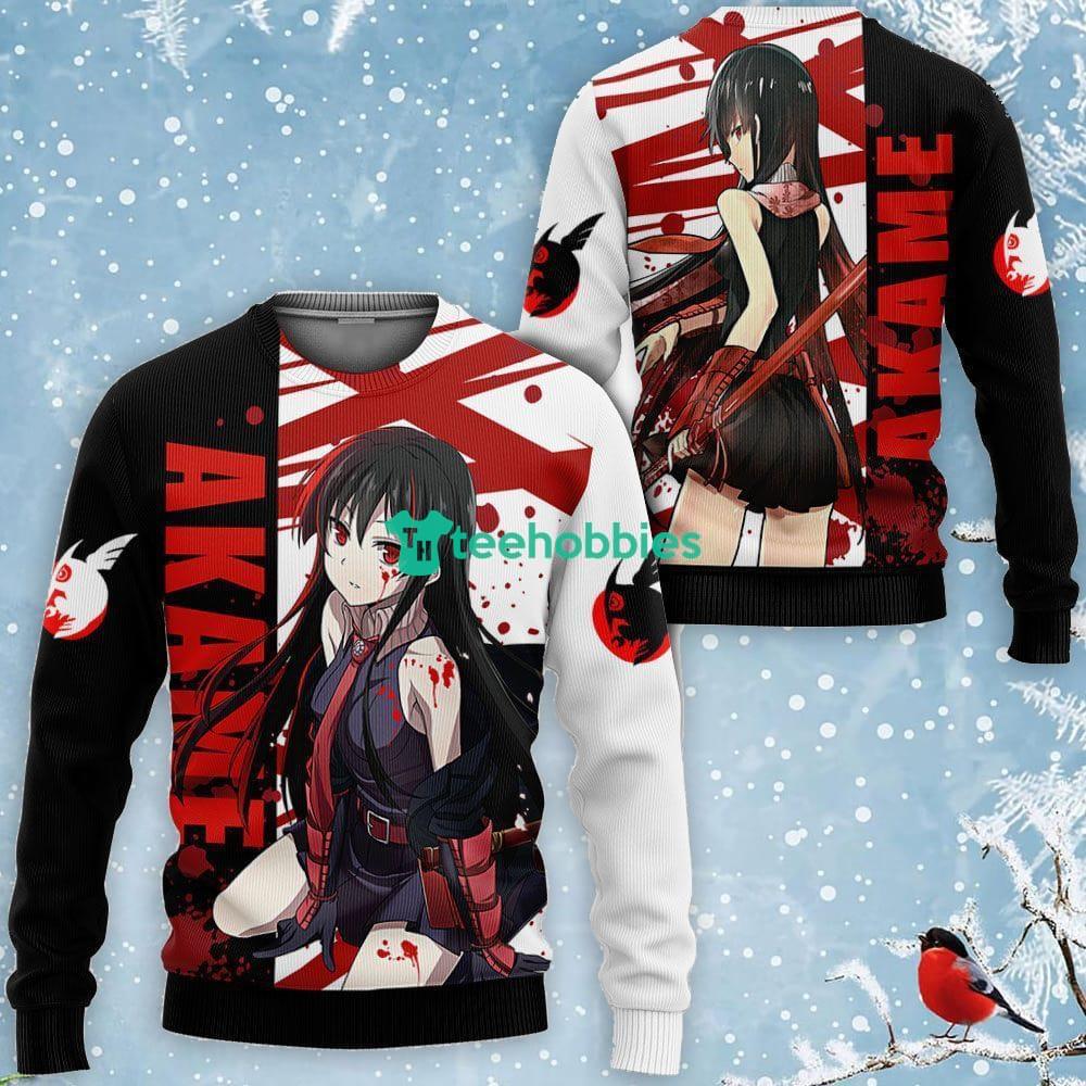 Akame All Over Printed 3D Shirt Custom Anime Fans Akame ga Kill