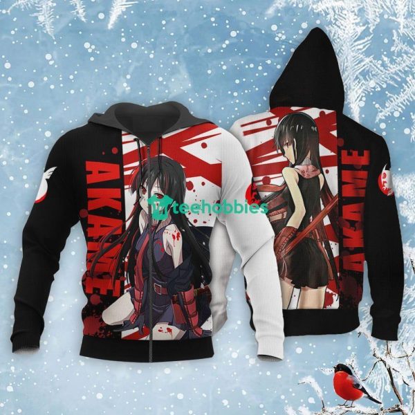 Akame All Over Printed 3D Shirt Custom Anime Fans Akame ga Kill Product Photo 1