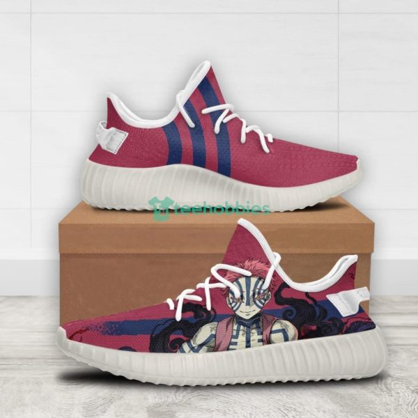 Akaza Custom Kimetsu No Yaiba Anime Yeezy Shoes For Fans Product Photo 2