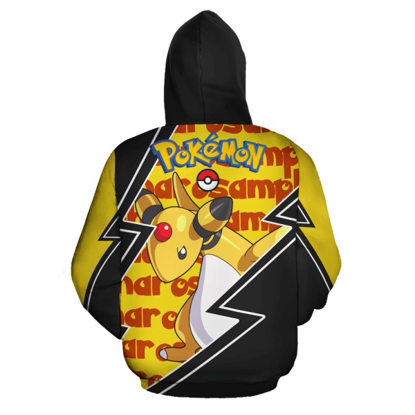 Ampharos Zip All Over Printed 3D Shirt Costume Pokemon Fan Gift Idea Product Photo 3