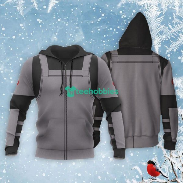 Anbu Bleachack Ops Uniform All Over Printed 3D Shirt Costume Anime Fans Naruto Product Photo 1