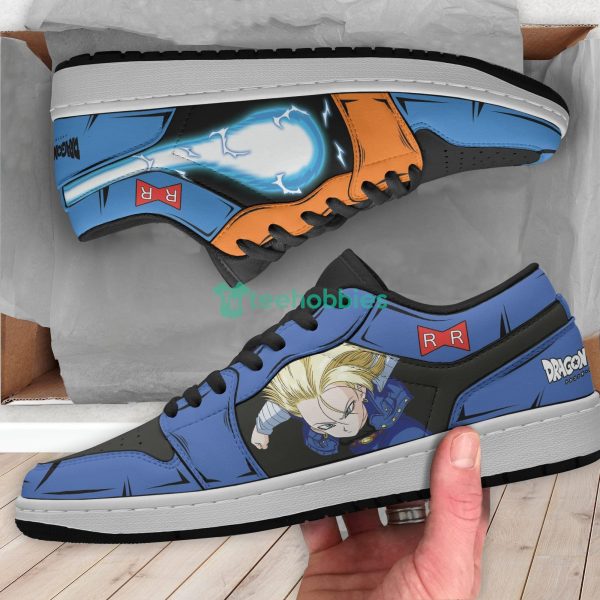 Android 17 x Android 18 Dragon Ball Z Anime Air Jordan Low Top Shoesproduct photo 3
