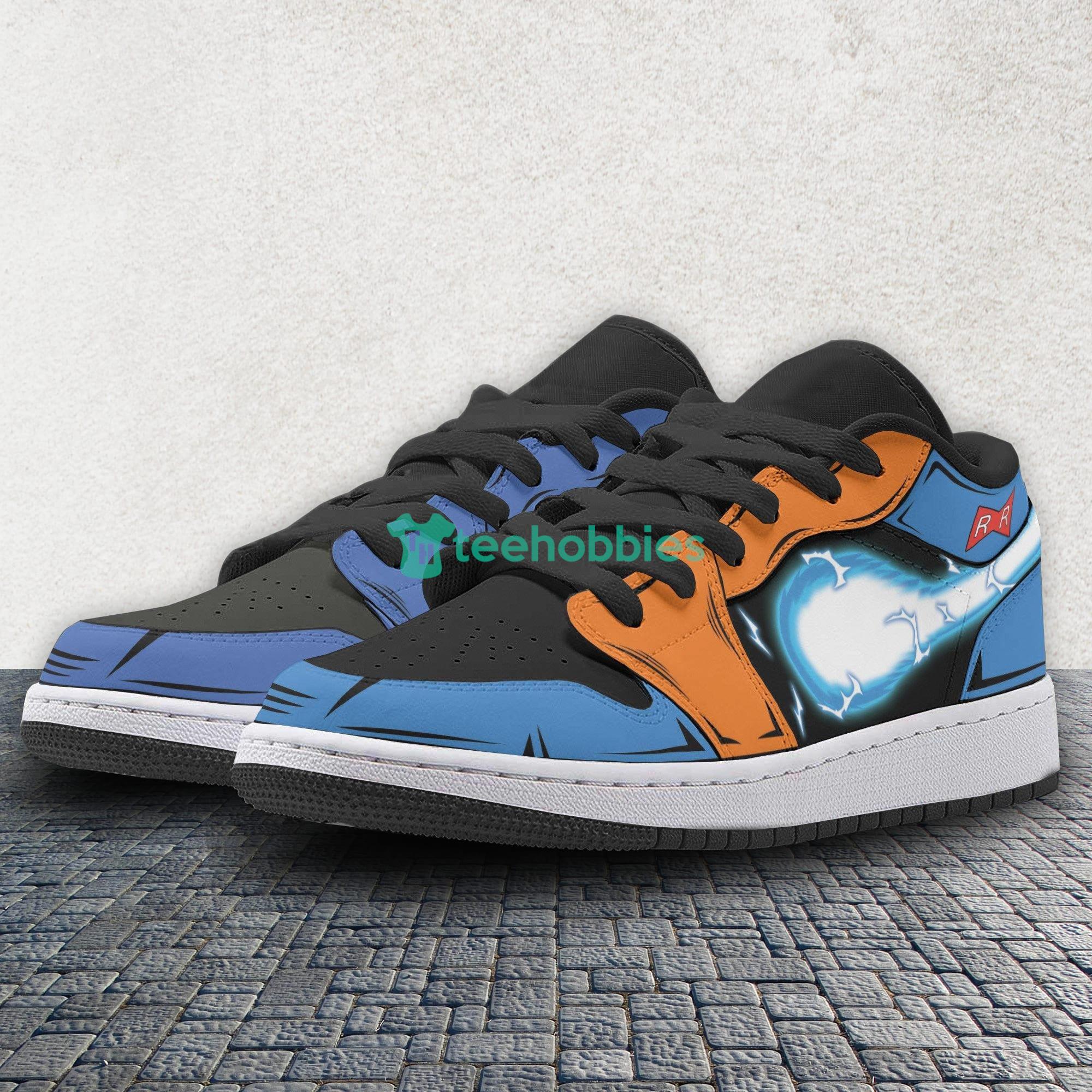 Android 17 x Android 18 Dragon Ball Z Anime Air Jordan Low Top Shoes