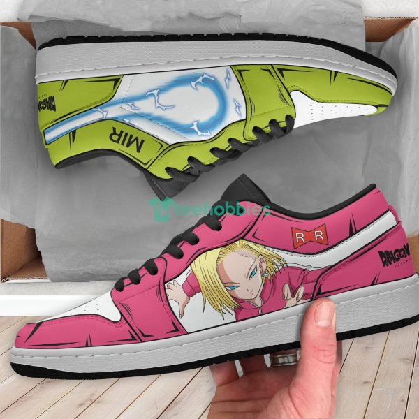 Android 17 x Android 18 Dragon Ball Z Super Anime Air Jordan Low Top Shoesproduct photo 3