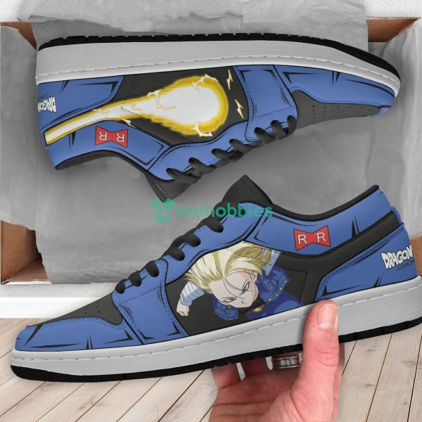 Android 18 Custom Dragon Ball Anime Air Jordan Low Top Shoesproduct photo 3