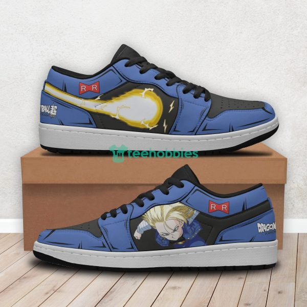 Android 18 Custom Dragon Ball Anime Air Jordan Low Top Shoesproduct photo 4