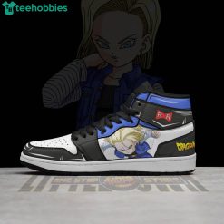 Android 18 Dragon Ball Super Anime Air Jordan Hightop Shoes Product Photo 2