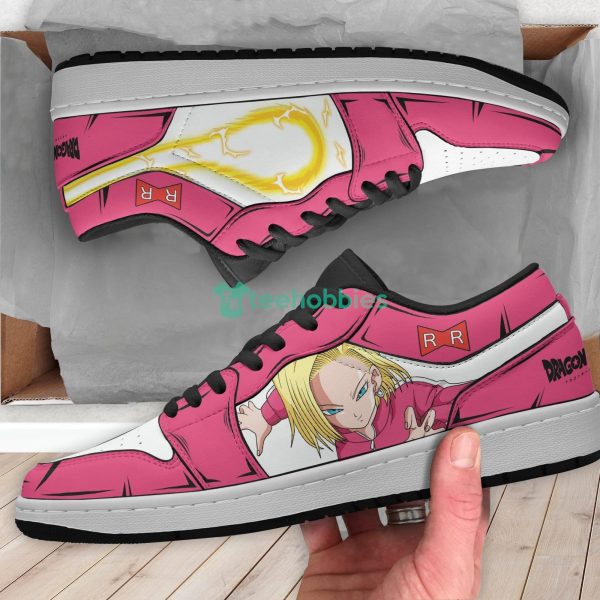 Android 18 Dragon Ball Z Anime Air Jordan Low Top Shoesproduct photo 4