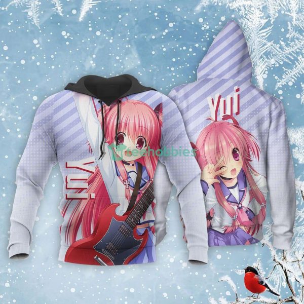 Angel Beats Yui All Over Printed 3D Shirt Anime Best Gift For Fans Product Photo 3