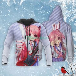 Angel Beats Yui All Over Printed 3D Shirt Anime Best Gift For Fans Product Photo 1