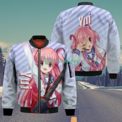 Angel Beats Yui All Over Printed 3D Shirt Anime Best Gift For Fans Product Photo 4