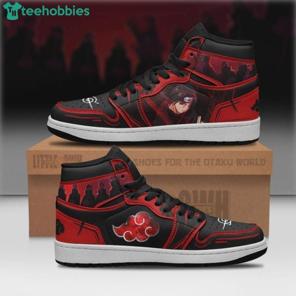 Anime Air Jordan Hightop Shoes Akatsuki Itachi Naruto Product Photo 1