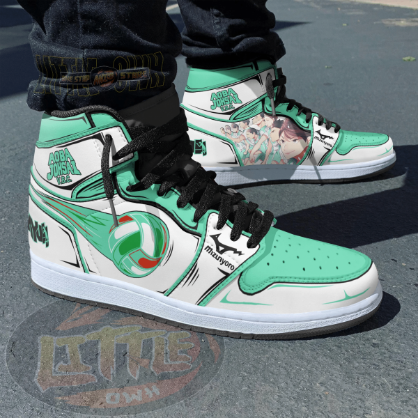 Aoba Johsai High Air Jordan Hightop Shoes Haikyuu Team Anime Product Photo 3