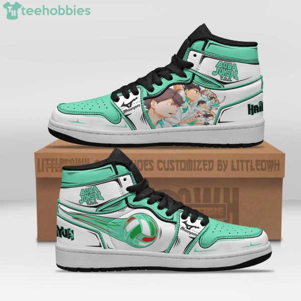 Aoba Johsai High Air Jordan Hightop Shoes Haikyuu Team Anime Product Photo 1