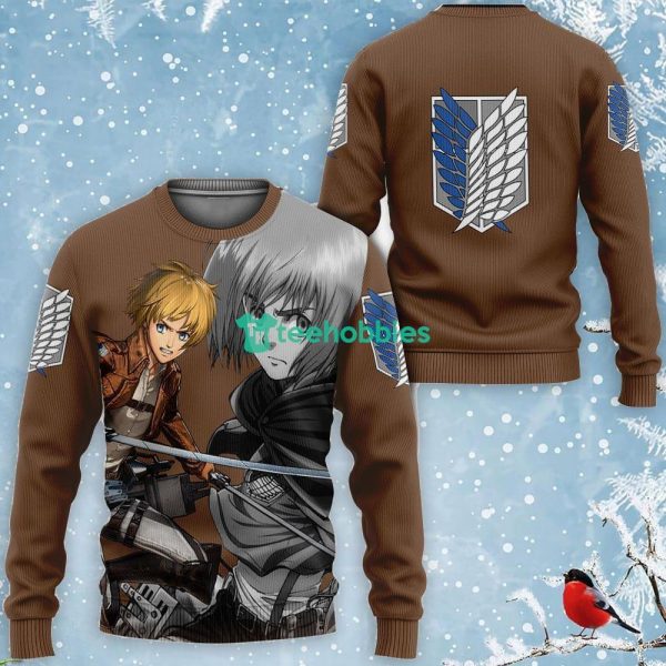 AOT Armin Arlert All Over Printed 3D Shirt Attack On Titan Anime Fans Product Photo 2