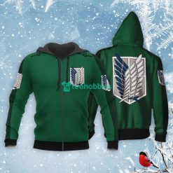 AOT Scout Regiment Uniform All Over Printed 3D Shirt Custom Attack On Titan Anime Fans Product Photo 1