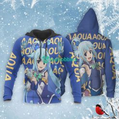 Aqua All Over Printed 3D Shirt KonoSuba Custom Anime Fans For Fans Product Photo 3