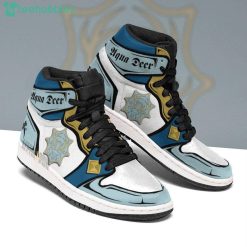 Aqua Deer Black Clover Anime Air Jordan Hightop Shoes Product Photo 4