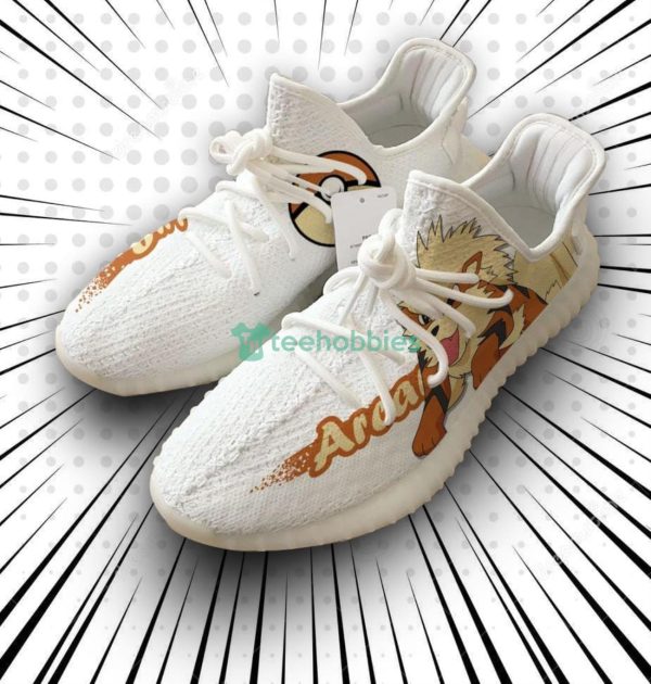 Arcanine Custom Pokemon Anime Yeezy Shoes For Fans Product Photo 1