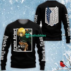 Armin Arlert All Over Printed 3D Shirt Attack On Titan Anime Fans Product Photo 2