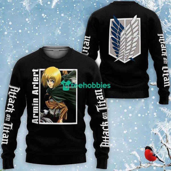 Armin Arlert All Over Printed 3D Shirt Attack On Titan Anime Fans Product Photo 2