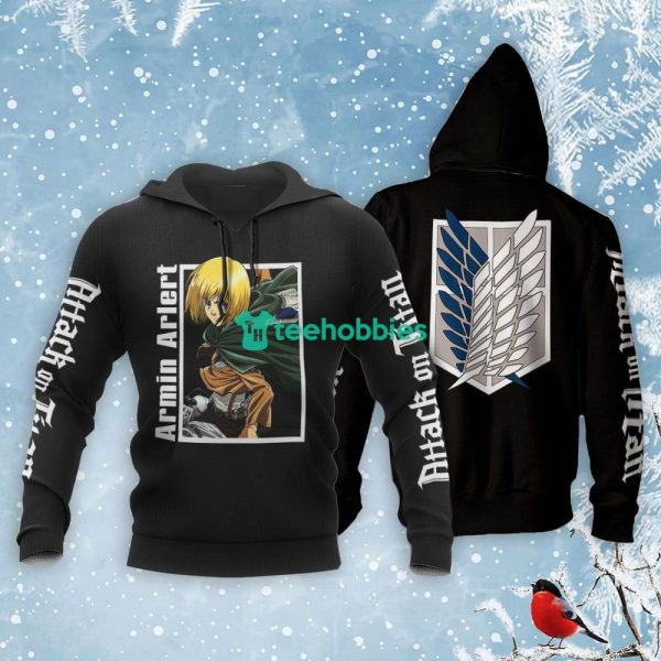 Armin Arlert All Over Printed 3D Shirt Attack On Titan Anime Fans Product Photo 3