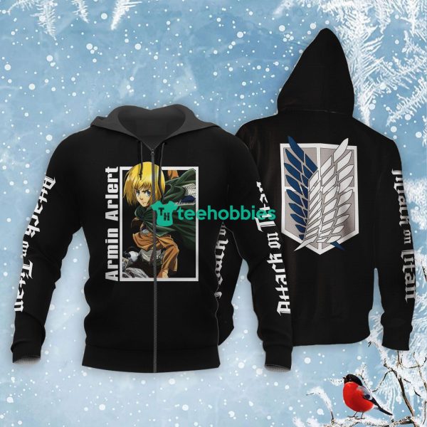 Armin Arlert All Over Printed 3D Shirt Attack On Titan Anime Fans Product Photo 1