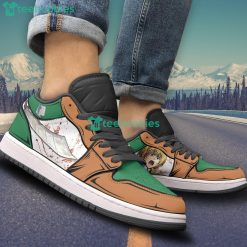 Armin Arlert Anime Custom Attack On Titan Air Jordan Low Top Shoes Product Photo 1