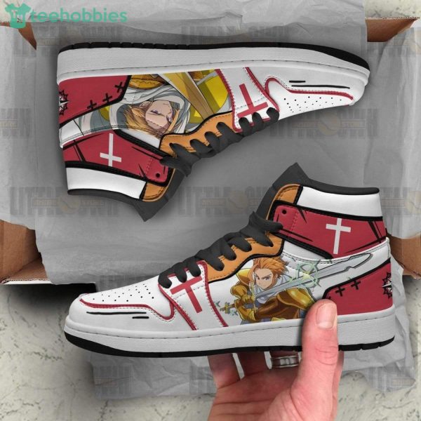 Arthur Pendragon The Seven Deadly Sins Anime Air Jordan Hightop Shoes Product Photo 2