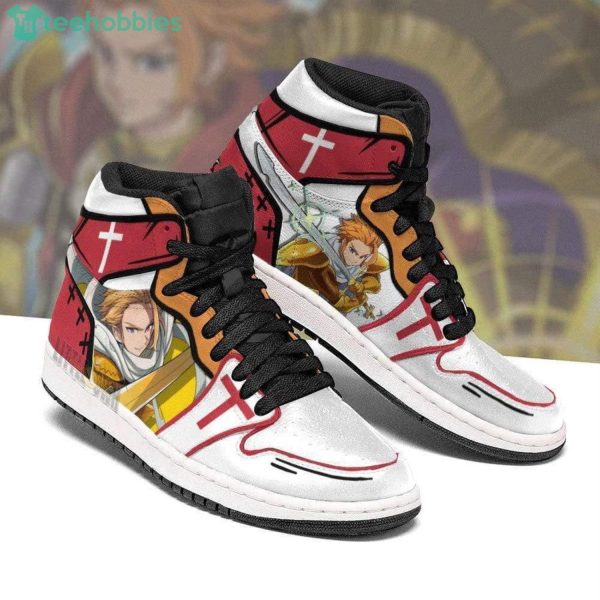 Arthur Pendragon The Seven Deadly Sins Anime Air Jordan Hightop Shoes Product Photo 4