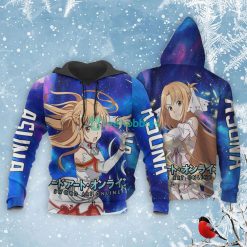 Asuna All Over Printed 3D Shirt Sword Art Online Custom Anime Fans image Asuna All Over Printed 3D Shirt Sword Art Online Custom Anime Fans Product Photo 3