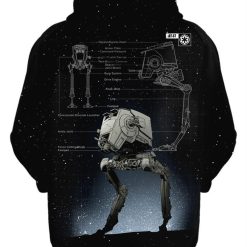 At-St Walker Star Wars All Over Print 3D Hoodieproduct photo 2