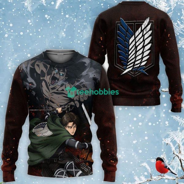 Attack On Tian Levi Arlert All Over Printed 3D Shirt AOT Final Season Anime Fans Product Photo 2