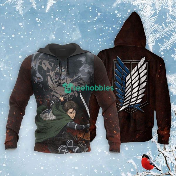 Attack On Tian Levi Arlert All Over Printed 3D Shirt AOT Final Season Anime Fans Product Photo 3