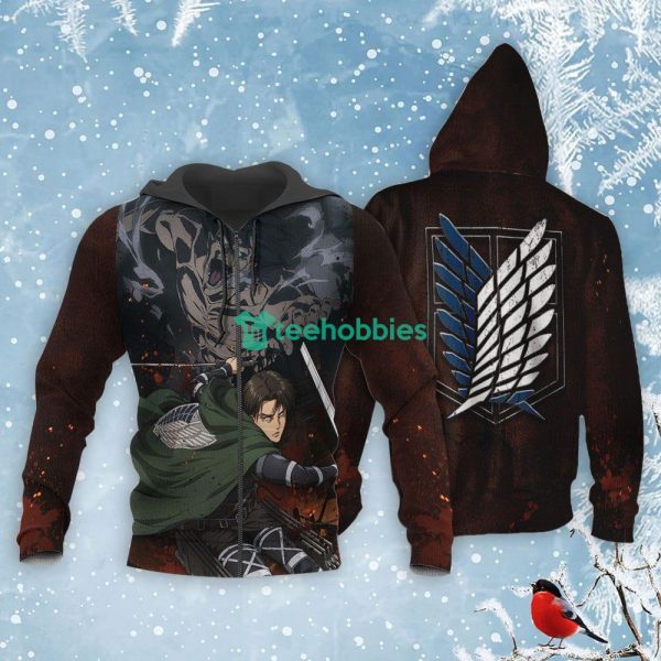 Attack On Tian Levi Arlert All Over Printed 3D Shirt AOT Final Season Anime Fans Product Photo 1