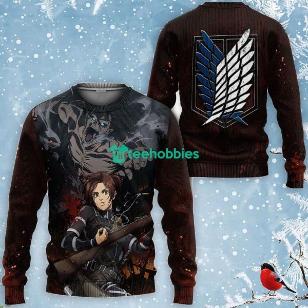 Attack On Tian Sasha Bleachouse All Over Printed 3D Shirt AOT Final Season Anime Fans Product Photo 2