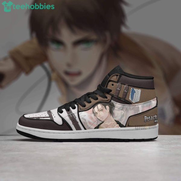 Attack On Titan Air Jordan Hightop Shoes Eren Yeager Anime Sneakers Product Photo 4