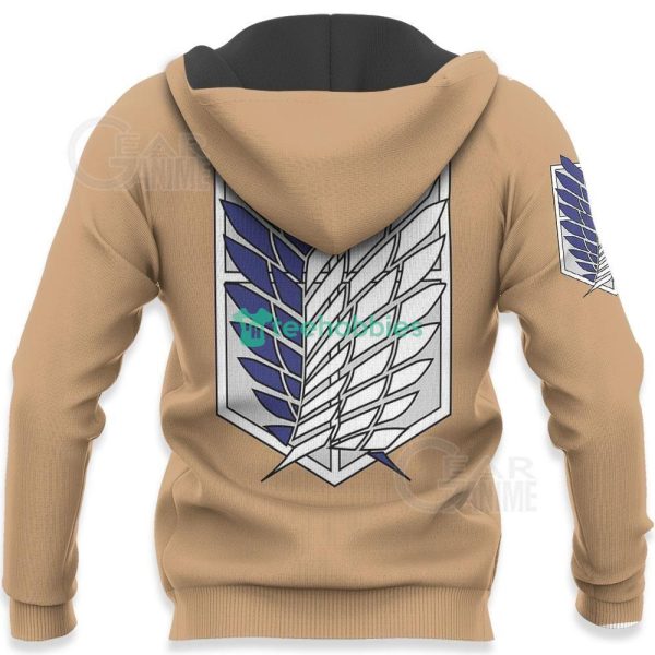 Attack On Titan All Over Printed 3D Shirt Wings Of Freedom Scout Regiment Anime Fans Product Photo 5